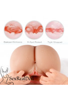 Sex Real Natural Realistic Vagina and Anal Sex Toy