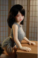 Ayanna - Cute Closed-eyes Small Sex Doll Toy Standing Feet