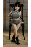 Ayanna - Cute Closed-eyes Small Sex Doll Toy Standing Feet